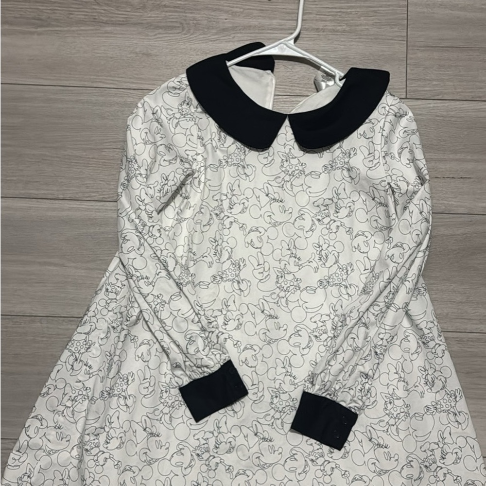 Disney Charming Black and White Kids Dress, Animation Palate Restaurant